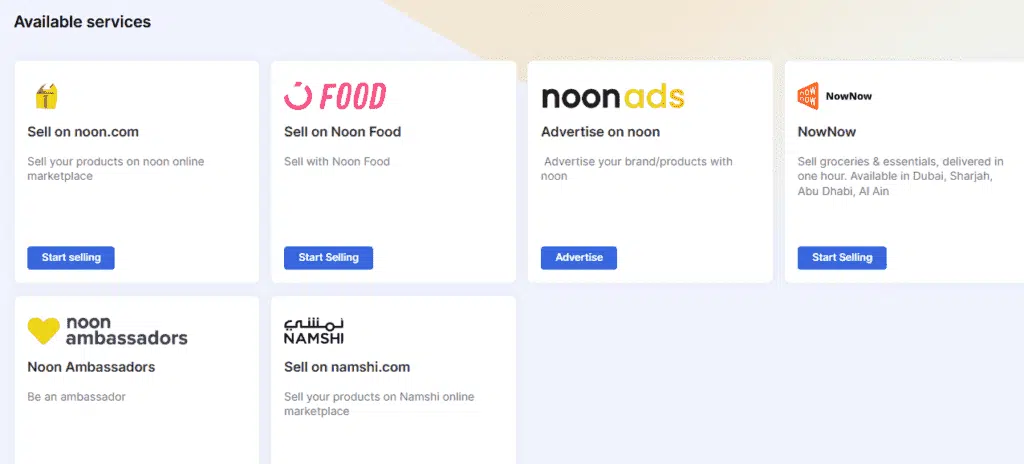 Sell on noon: Step-by-Step Guide for Sellers 6 a screenshot of a website