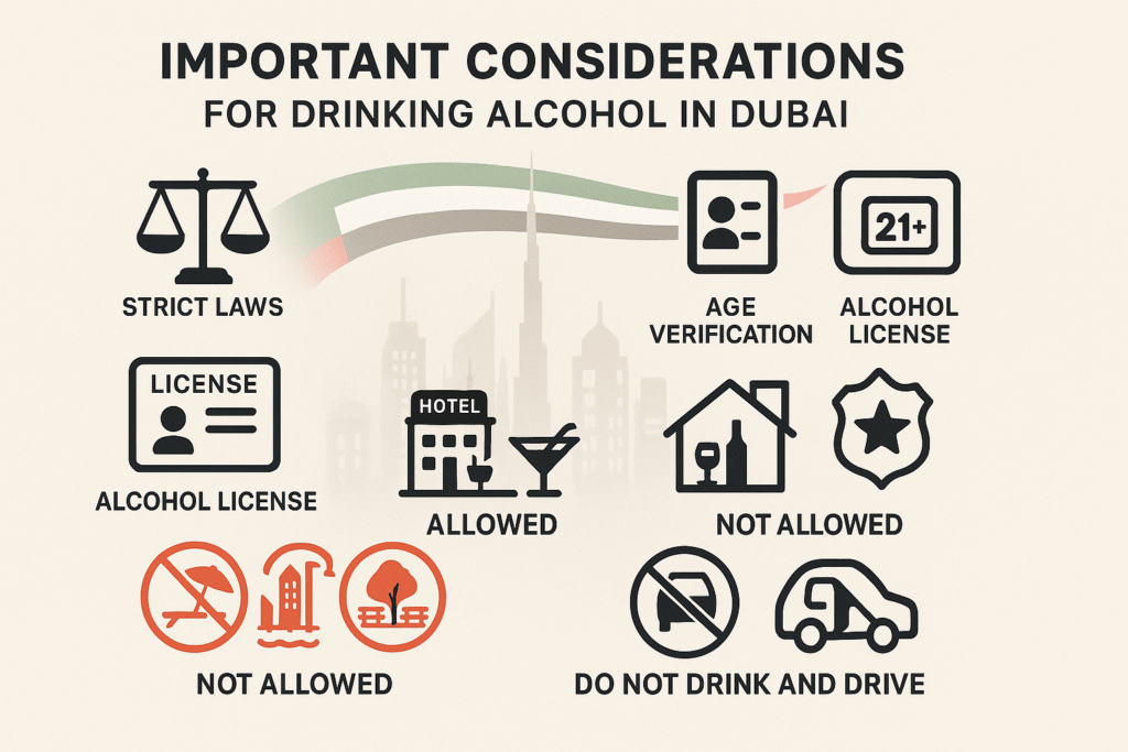 Can You Drink Alcohol in Dubai? Laws Tourists Must Know 8 Important Considerations for Drinking Alcohol in Dubai