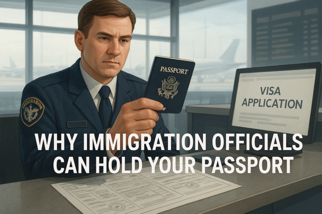 Is it Legal to Hold Someone Passport? A Legal Guide 8 a man holding a passport