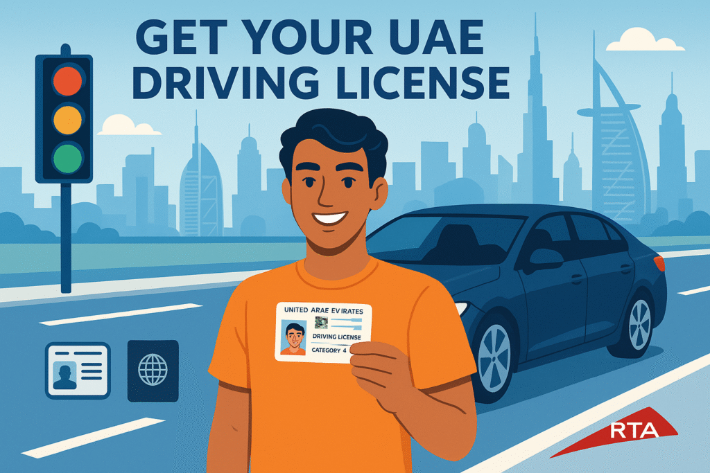 UAE Driving License Category 1: Apply at 17 & Drive 4 Confident Driver in Dubai