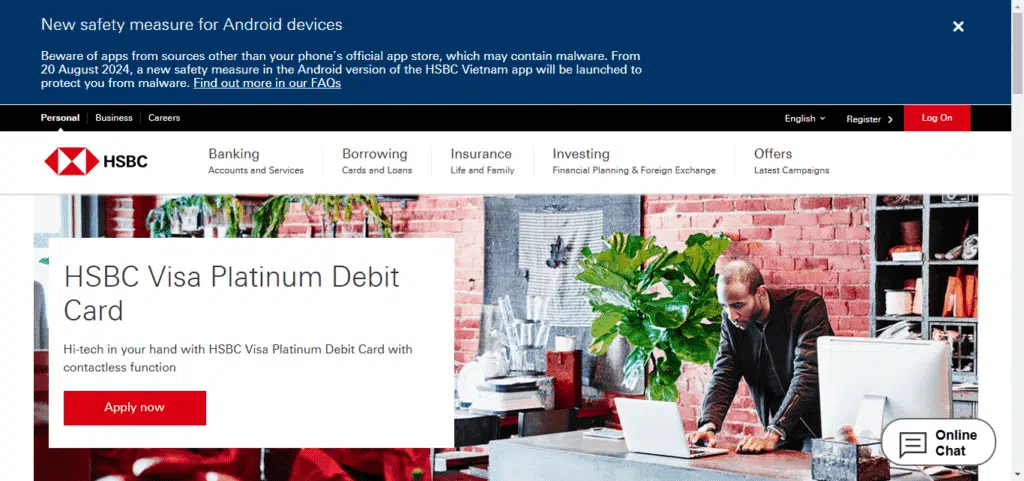 HSBC Visa Platinum Card