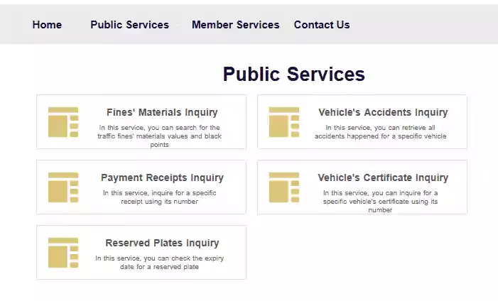 Abu Dhabi Traffic Fine Inquiry - Check by Number Plate 3 Methods
