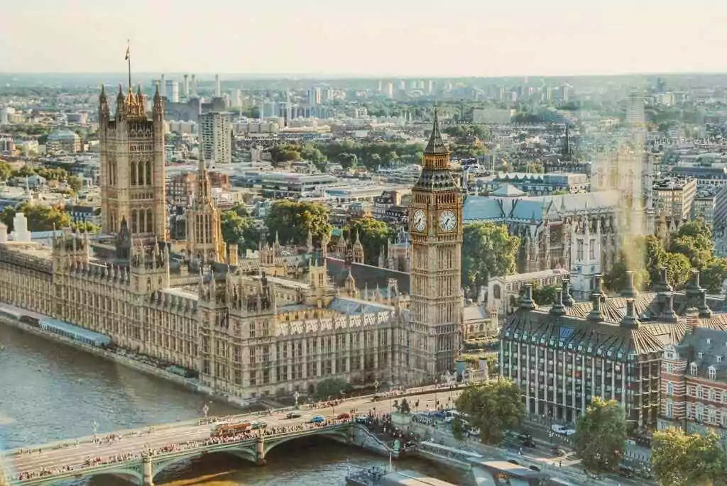 A photo of London city.