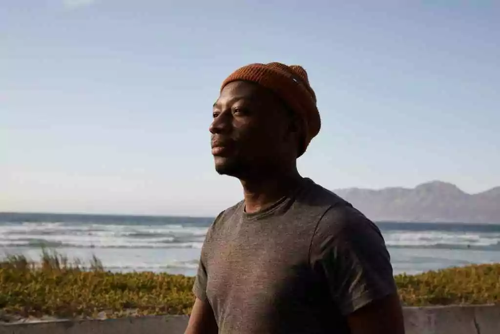 A black man