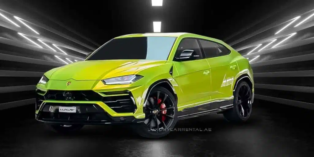 A Luxury Car for a Luxury City in the form of a Lamborghini