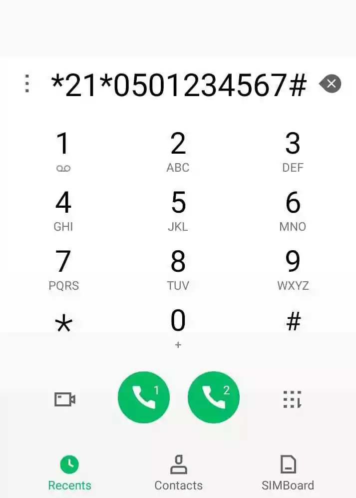 Call Forwarding on Etisalat 4