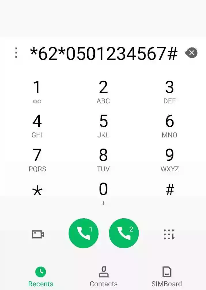 Call Forwarding on Etisalat