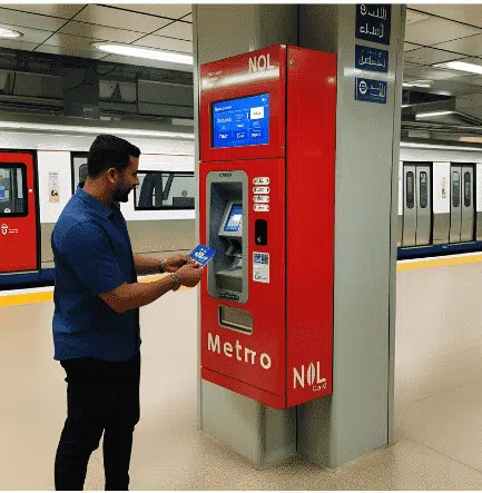 A customer at an RTA Customer Happiness Center in Dubai speaking to an empee at a Nosetting has a professional welcoming atmos