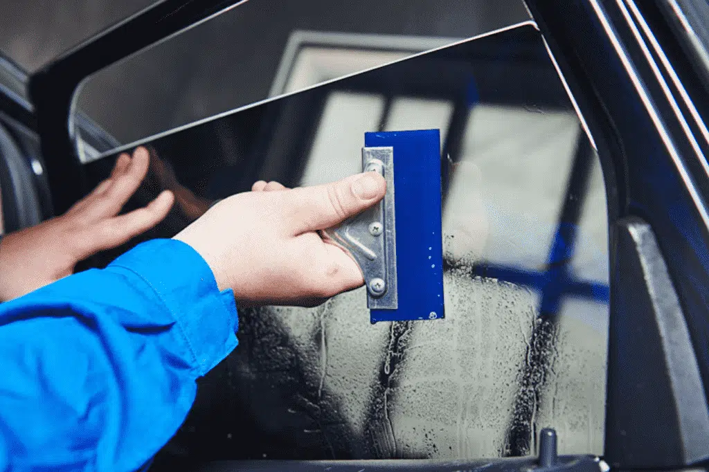 Window tinting of a car