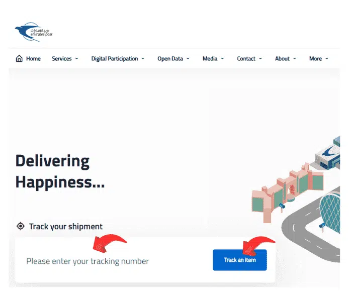 Emirates Post Web