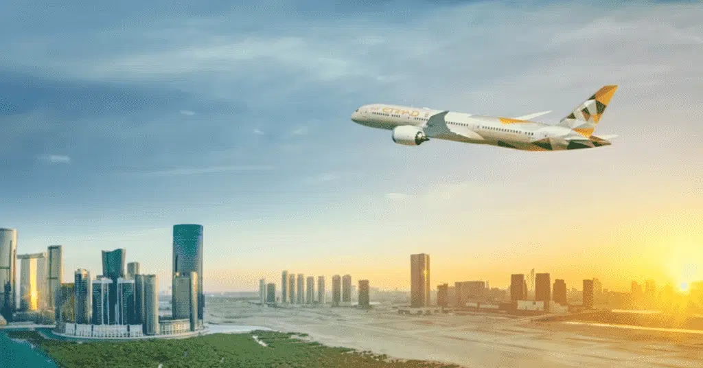 A plane in air