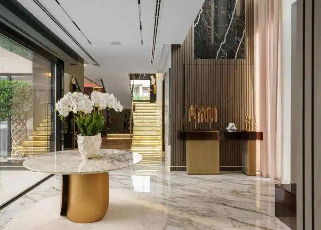 A luxury hotel