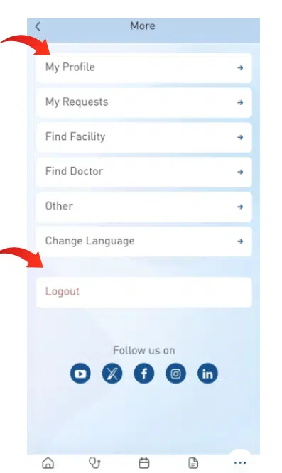 SEHA App Screenshot
