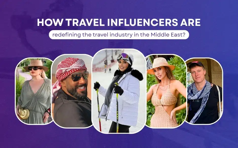 Photo of five people in a poster