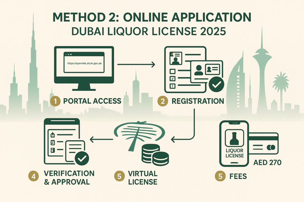 a diagram of a liquor license