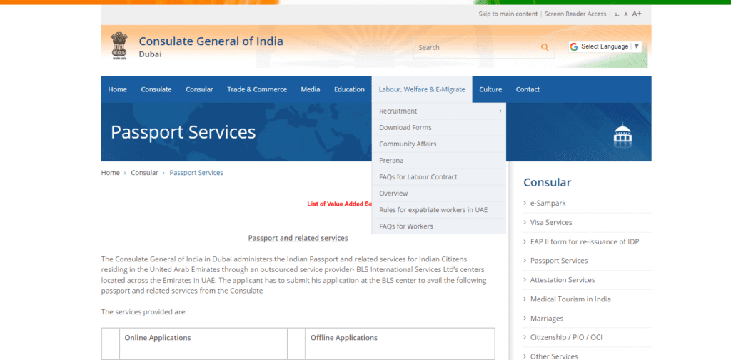 Renew Indian Passport in Dubai