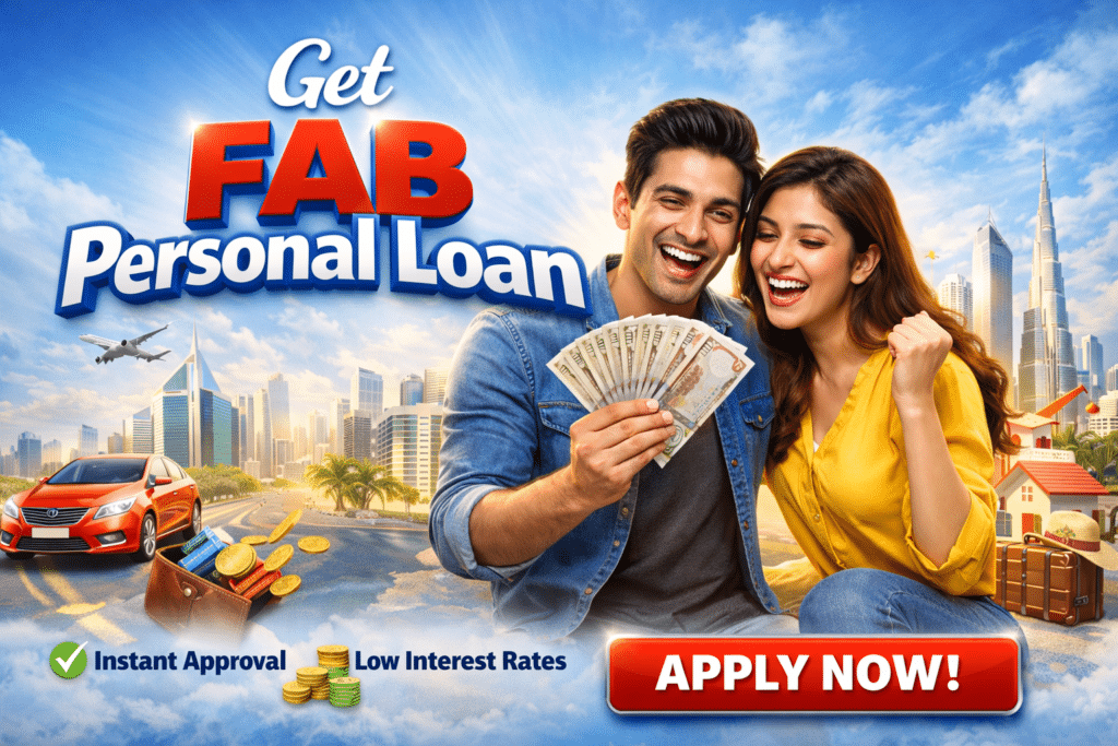 Get FAB Personal Loan in UAE with instant approval, low interest rates, and quick cash for your financial needs.