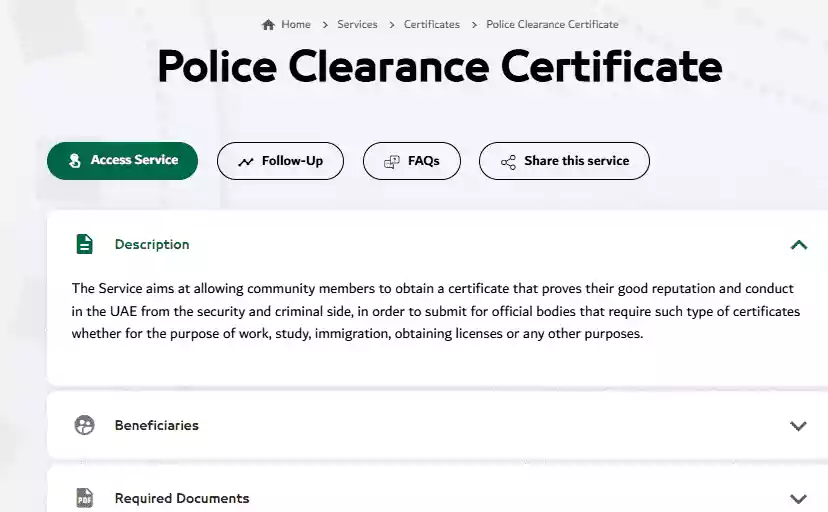 Dubai Police Clearance: Fast & Easy Guide [2024]

