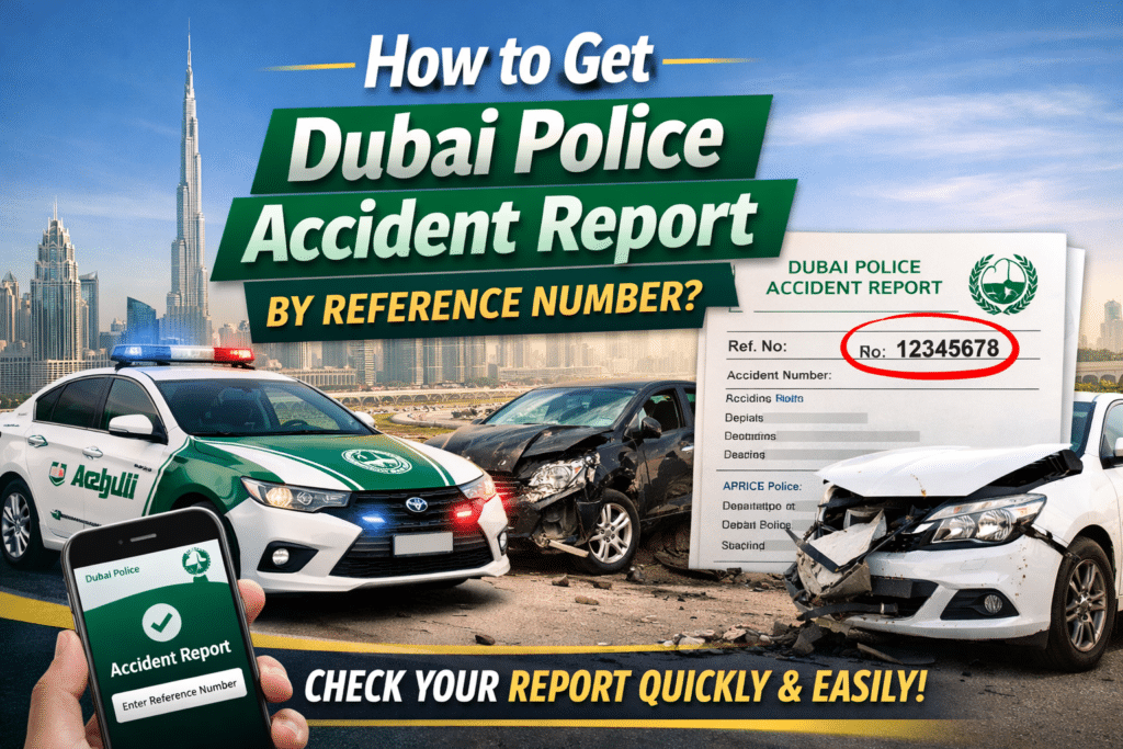 Get Dubai Police Accident Report infoghraphics image