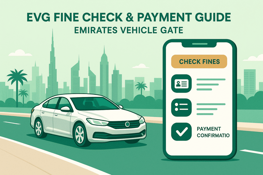EVG Fine Check & Payment Guide | Emirates Vehicle Gate 6 EVG Fine Check & Payment Guide