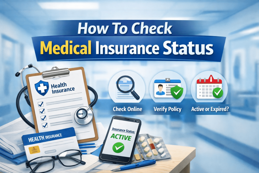 How To Check Medical Insurance Status image screenshort