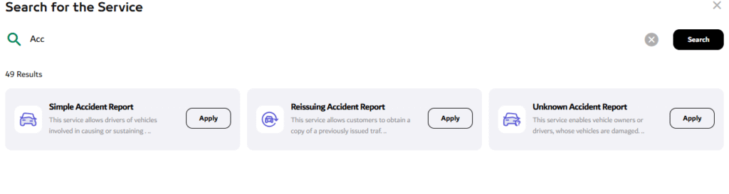 Search for Service