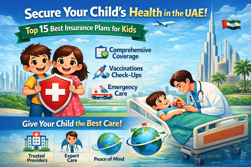 Skip the Cost! Top Affordable Child Insurance UAE 2 Best health insurance plans for kids in the UAE – complete coverage, vaccinations, and emergency care.