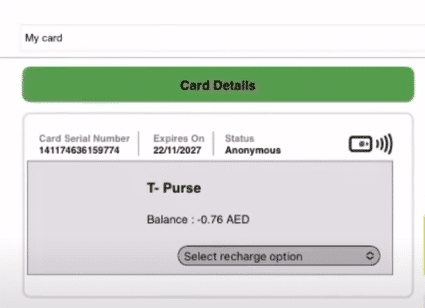 Recharge Hafilat Card Instantly Online or via App