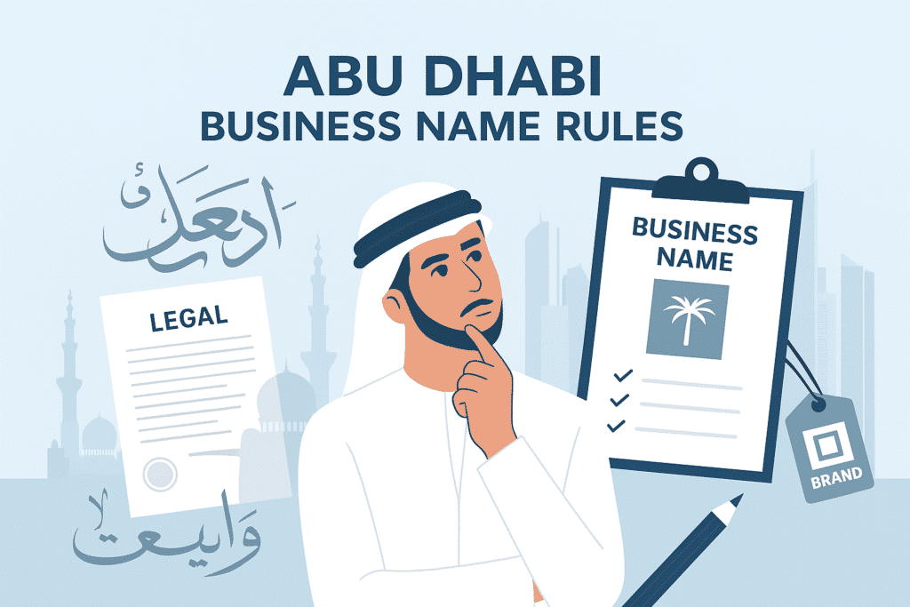 Start Your Abu Dhabi Business: A Guide to Trade Licenses 10 Select a Business Name