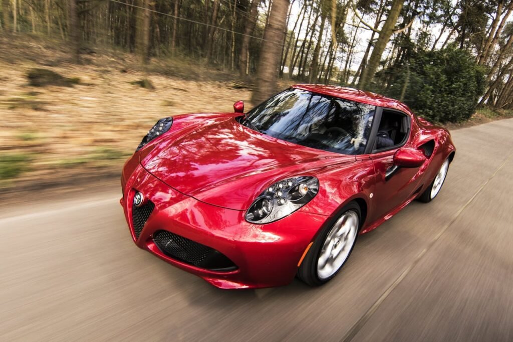 Photo of a beautiful red car