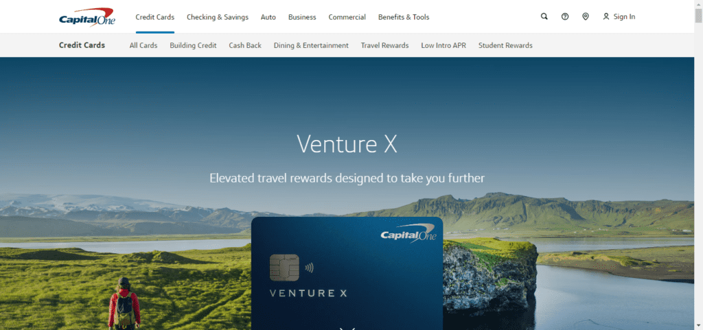 Capital One Venture X Rewards Credit Card