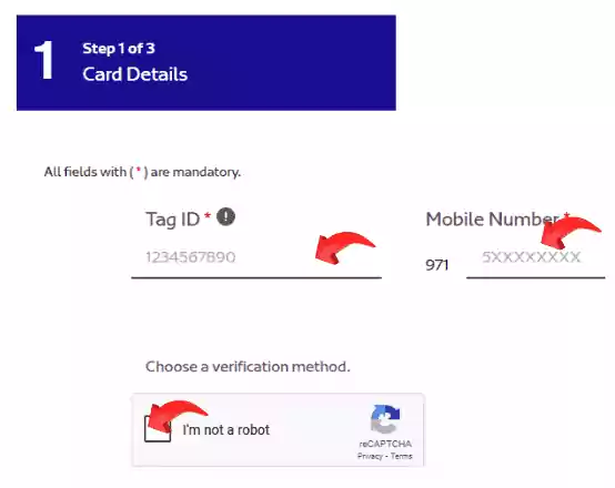 Enter your detail to transfer nol banlance
