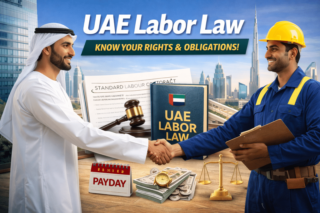 UAE Labour law infoghraphics image