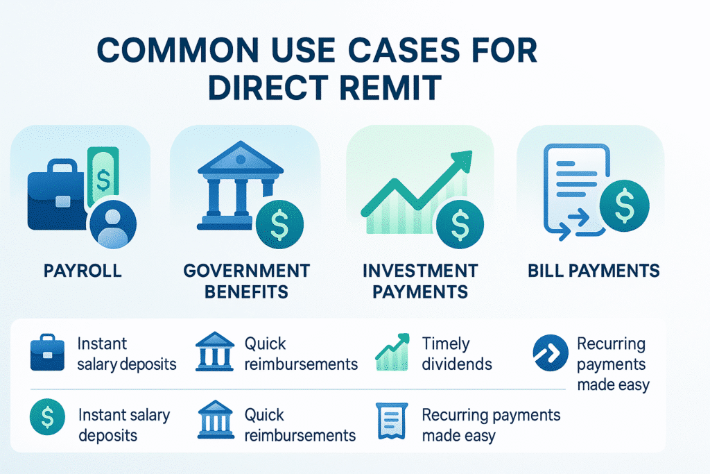 Common Use Cases for Direct Remit