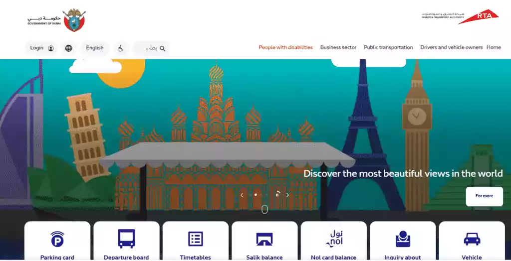 RTA Website