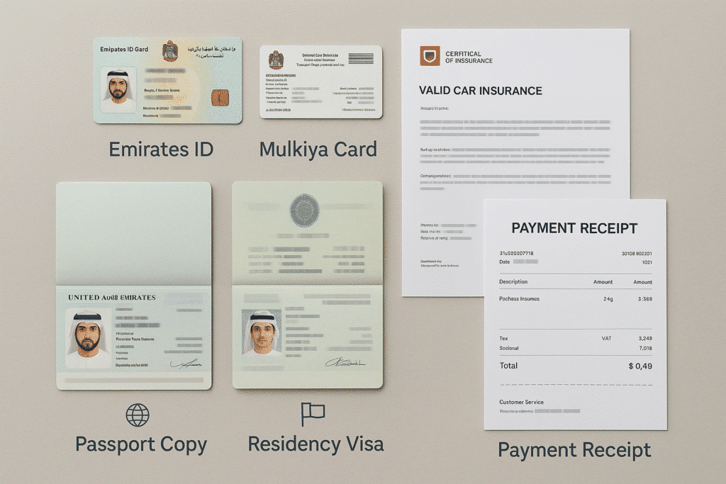 Required Documents for Sharjah Vehicle Registration