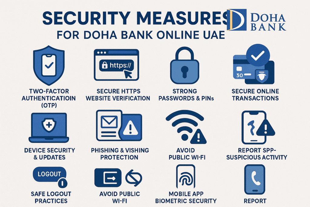 Security Measures for Doha Bank Online UAE
