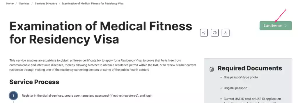 Medical Test for Visa in Dubai