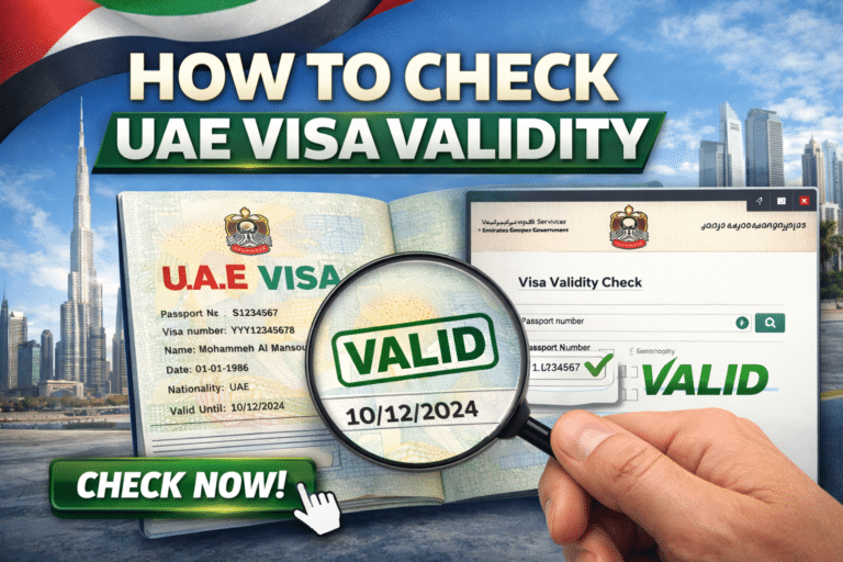 Urgent! Check UAE Visa Validity via ICA in 2 Minutes