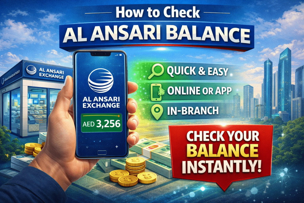 How to check Al-Ansari balance online image