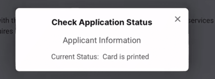Urgent: Emirates ID Status Check Before Your 2026 Return 11 Emirates ID application status showing card is printed confirmation message.