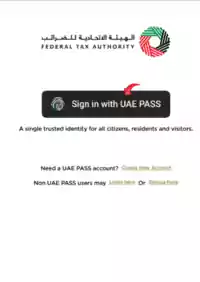 Get VAT Registered in UAE – Avoid AED 10,000 Fine 12 Federal Tax Authority (FTA) login screenshort