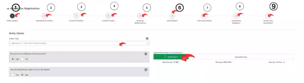 Get VAT Registered in UAE – Avoid AED 10,000 Fine 15 Fill in the VAT Registration Form image