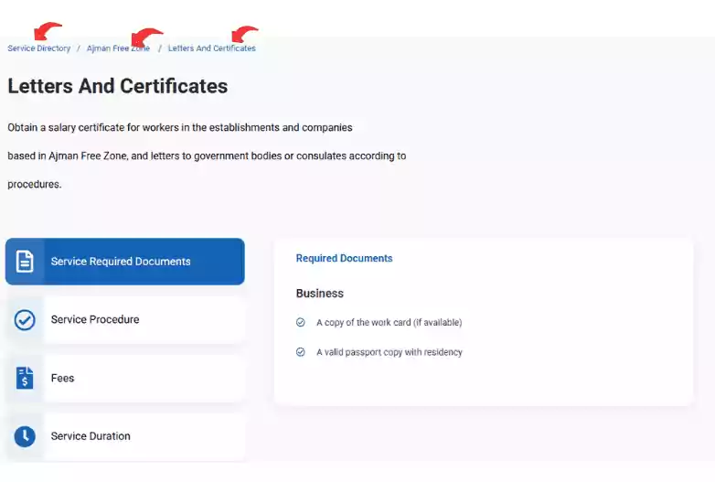 Salary Certificate