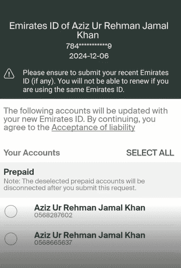 Etisalat App