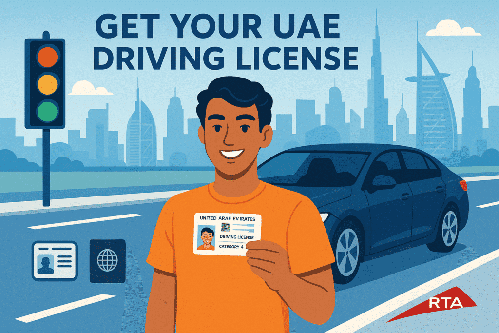 Confident Driver in Dubai
