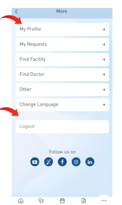 SEHA App Screenshot