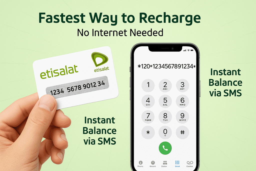 Recharge Etisalat Instantly