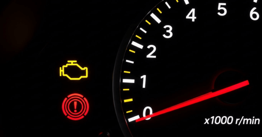 The “Check Engine” Light: Is It Safe to Keep Driving? 2 Photo of meter of a car