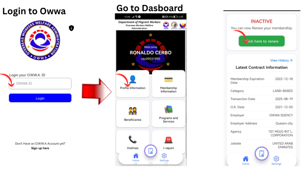 Owwa membership infoghraphics image